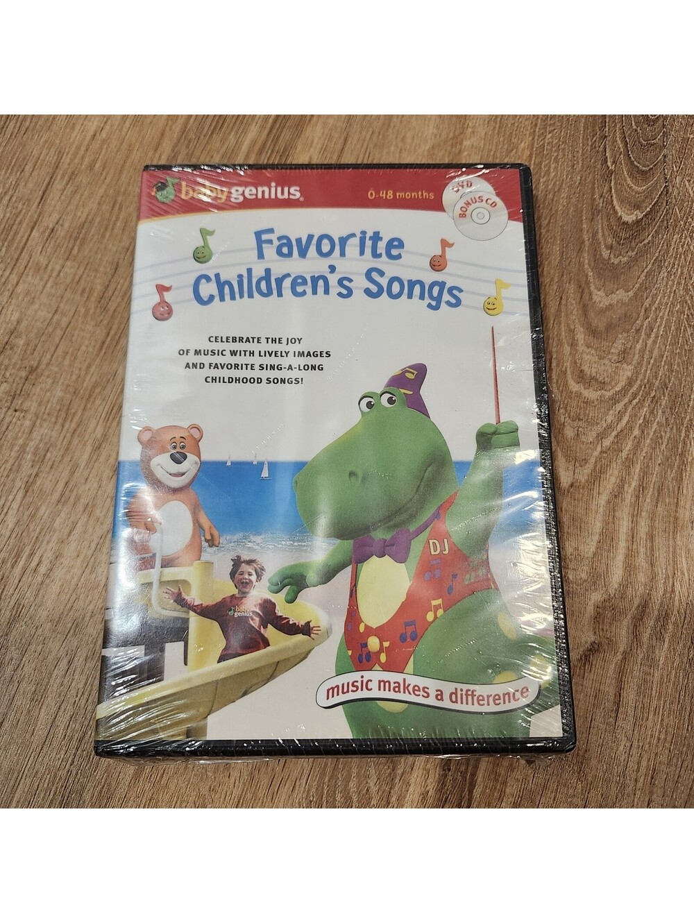 Baby Genius - Favorite Childrens Songs (DVD, 2010) New Sealed *Disc Loose Inside